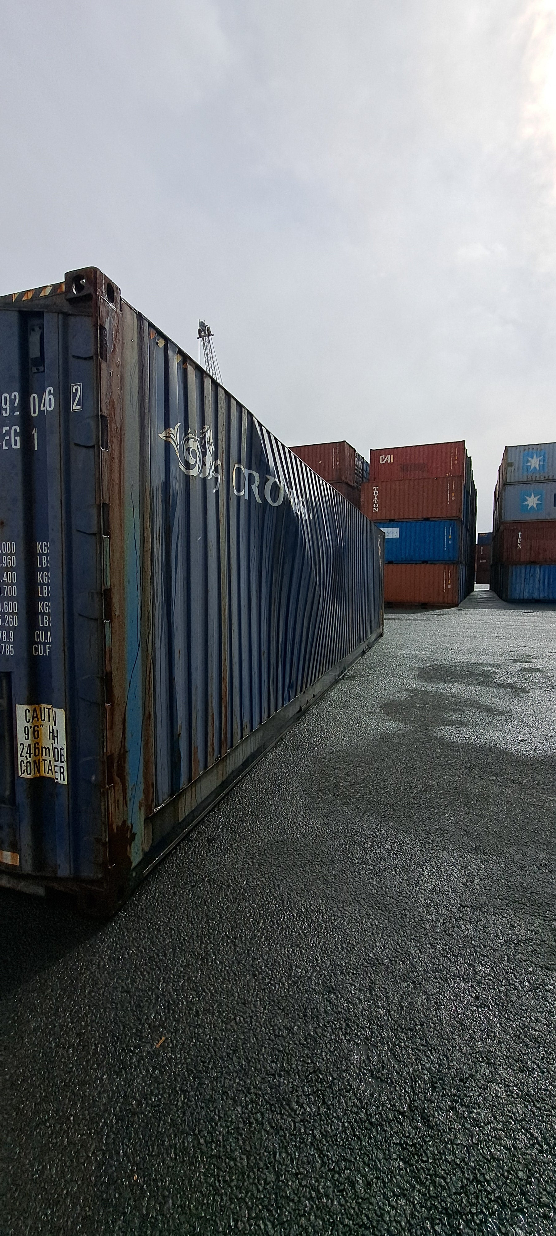 Laskaður 40ft PW gámur - CRTU0920462 - 250.000 kr + vsk