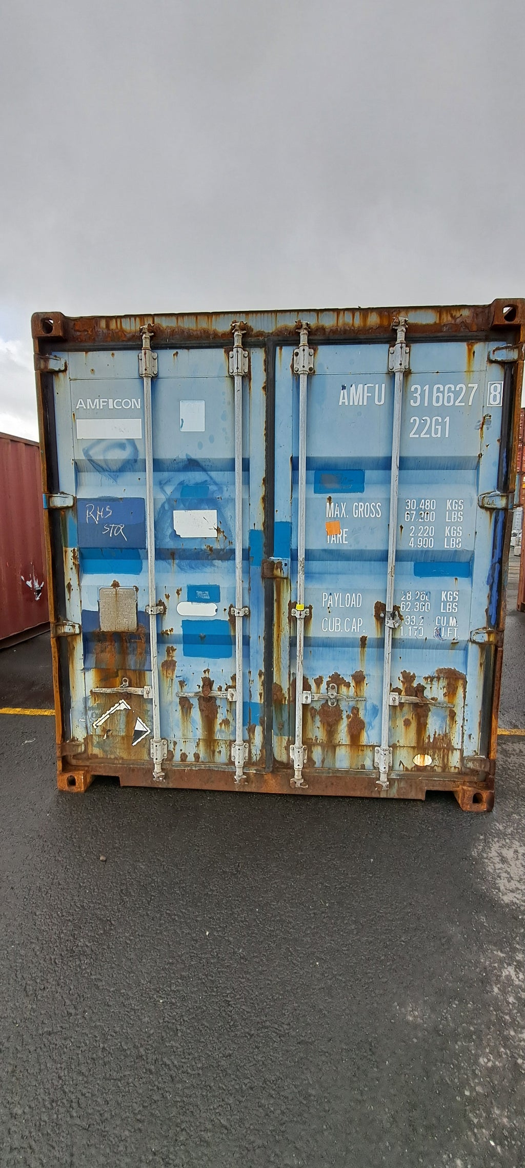 20ft AMFU3166278 - 250.000 kr + vsk