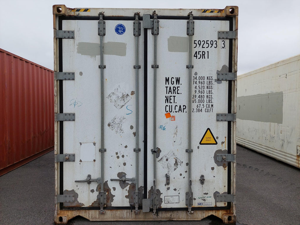 40ft HC Einangraðir vélarlausir gámar - verð frá 500.000 kr + vsk