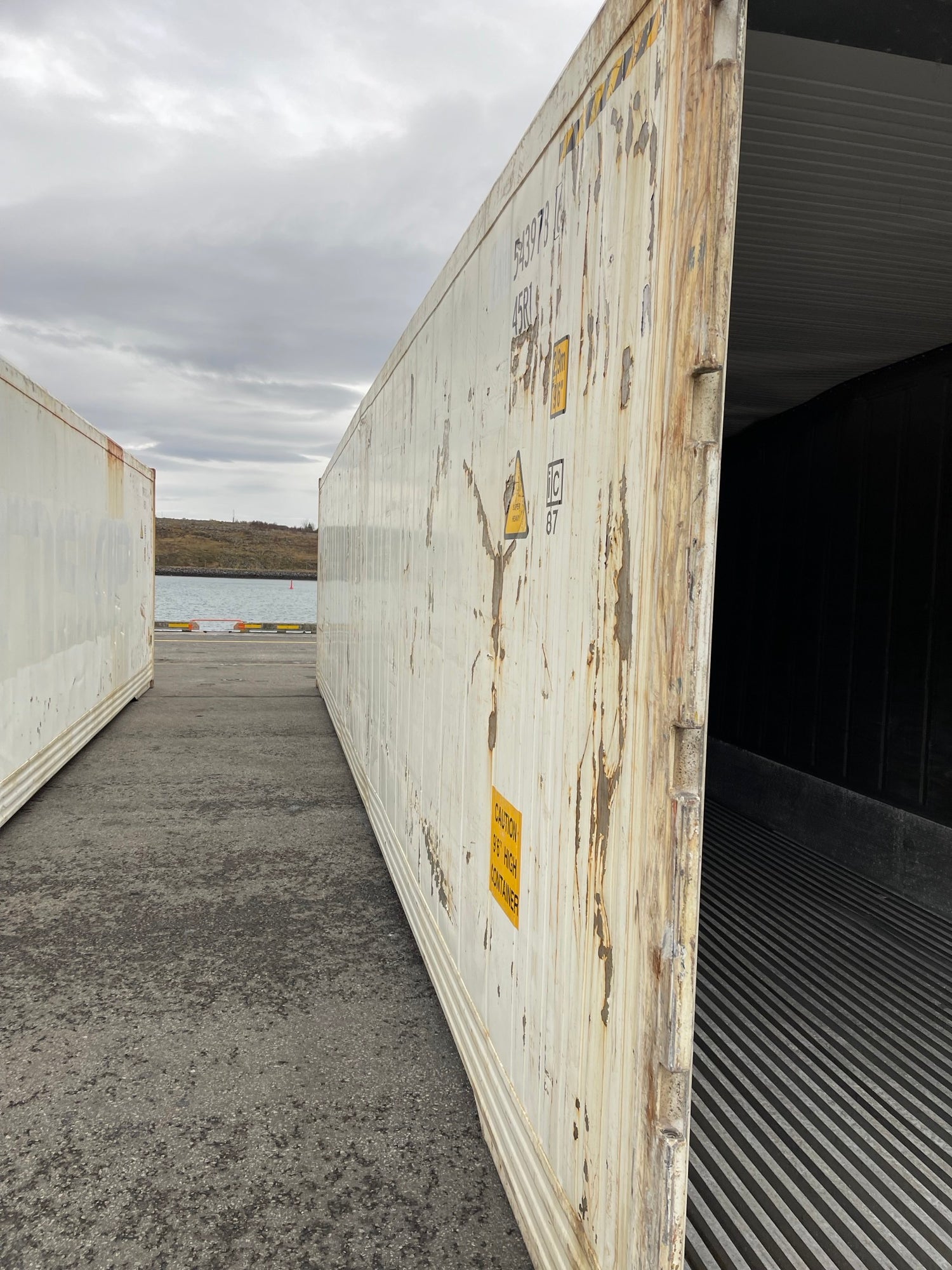 Laskaðir 40ft HC Einangraðir gámar - verð frá 200.000 kr + vsk