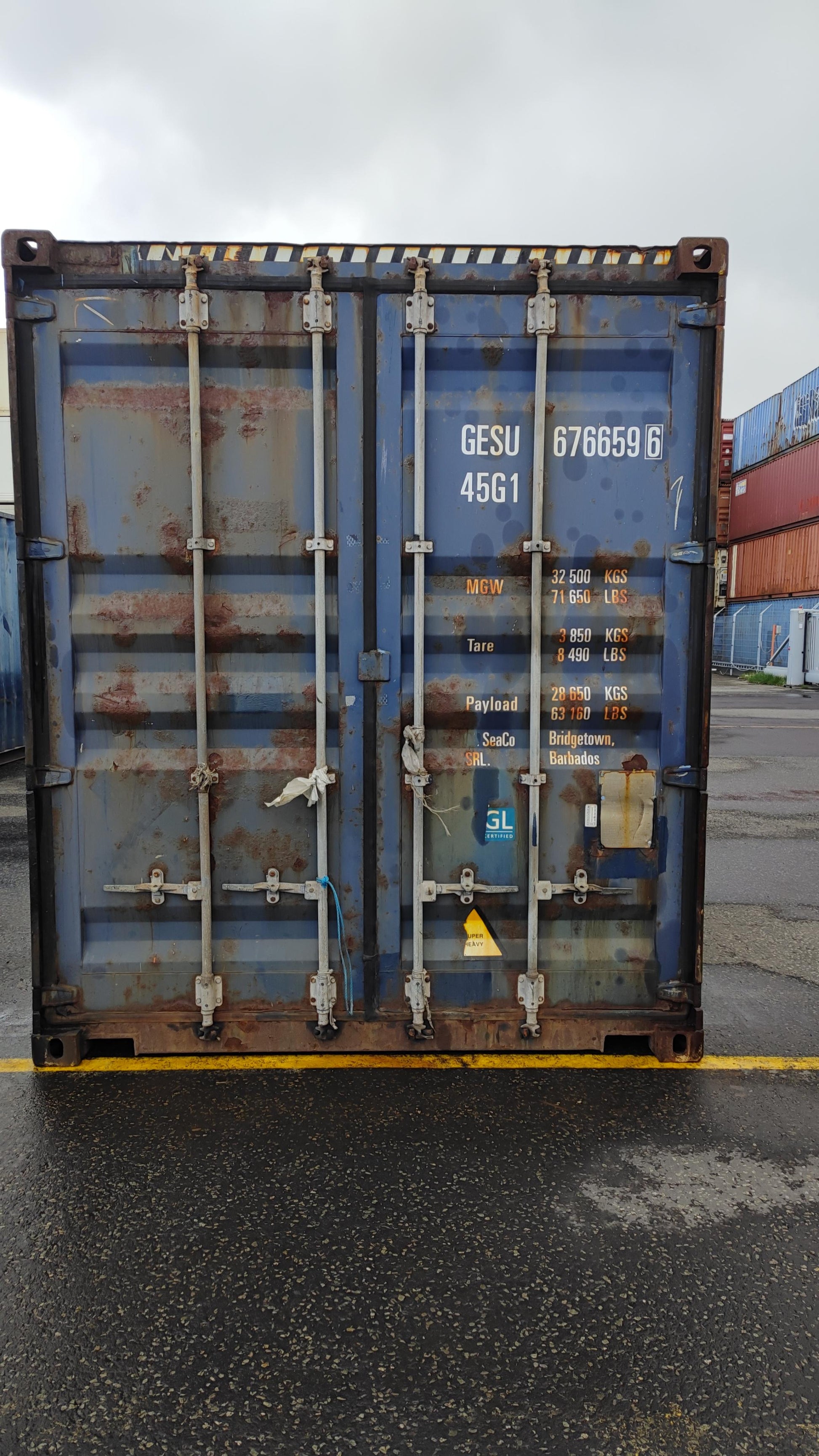 40ft HC GESU6766596 - 450.000 kr + vsk