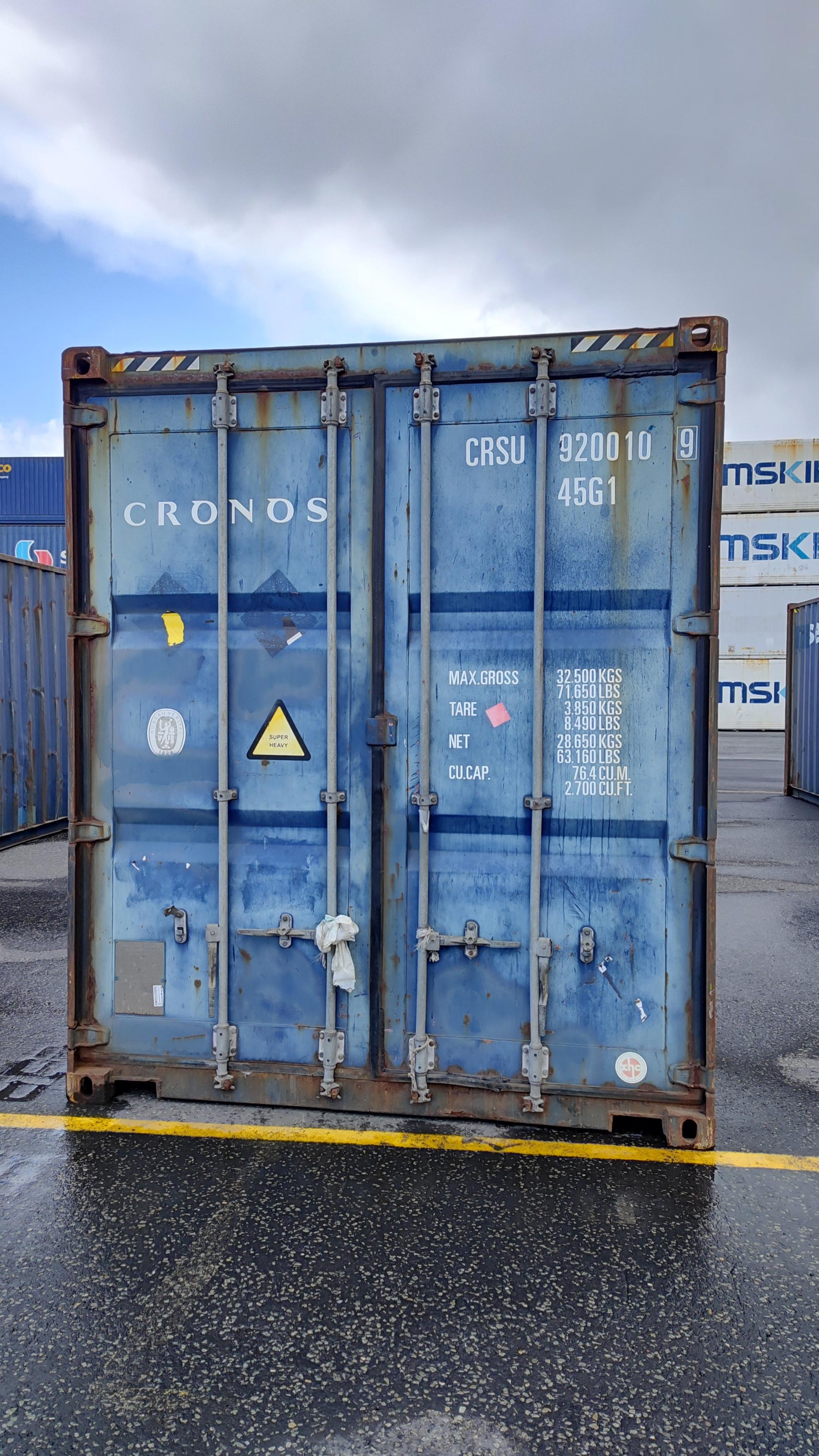 40ft HC CRSU9200109 - 450.000 kr + vsk